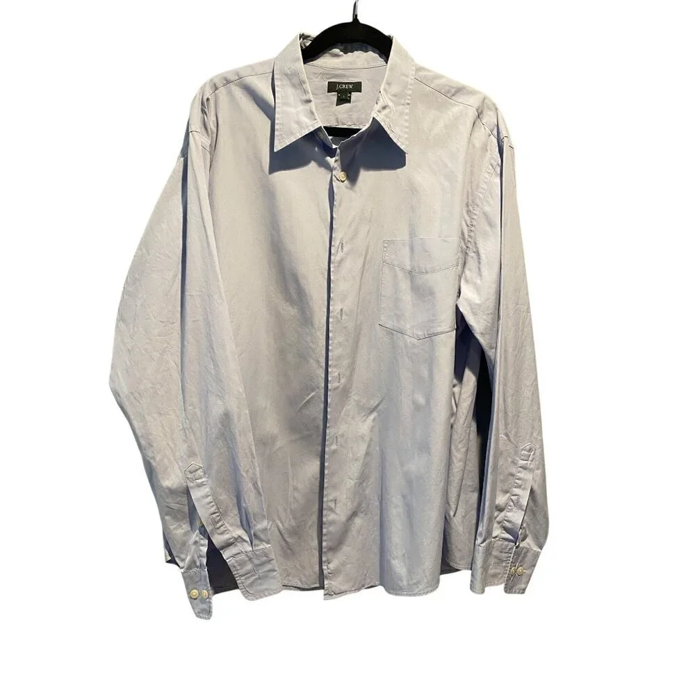 J.Crew Men’s Shirt Large Button Down Long Sleeve Classic Fit Casual Smart Style